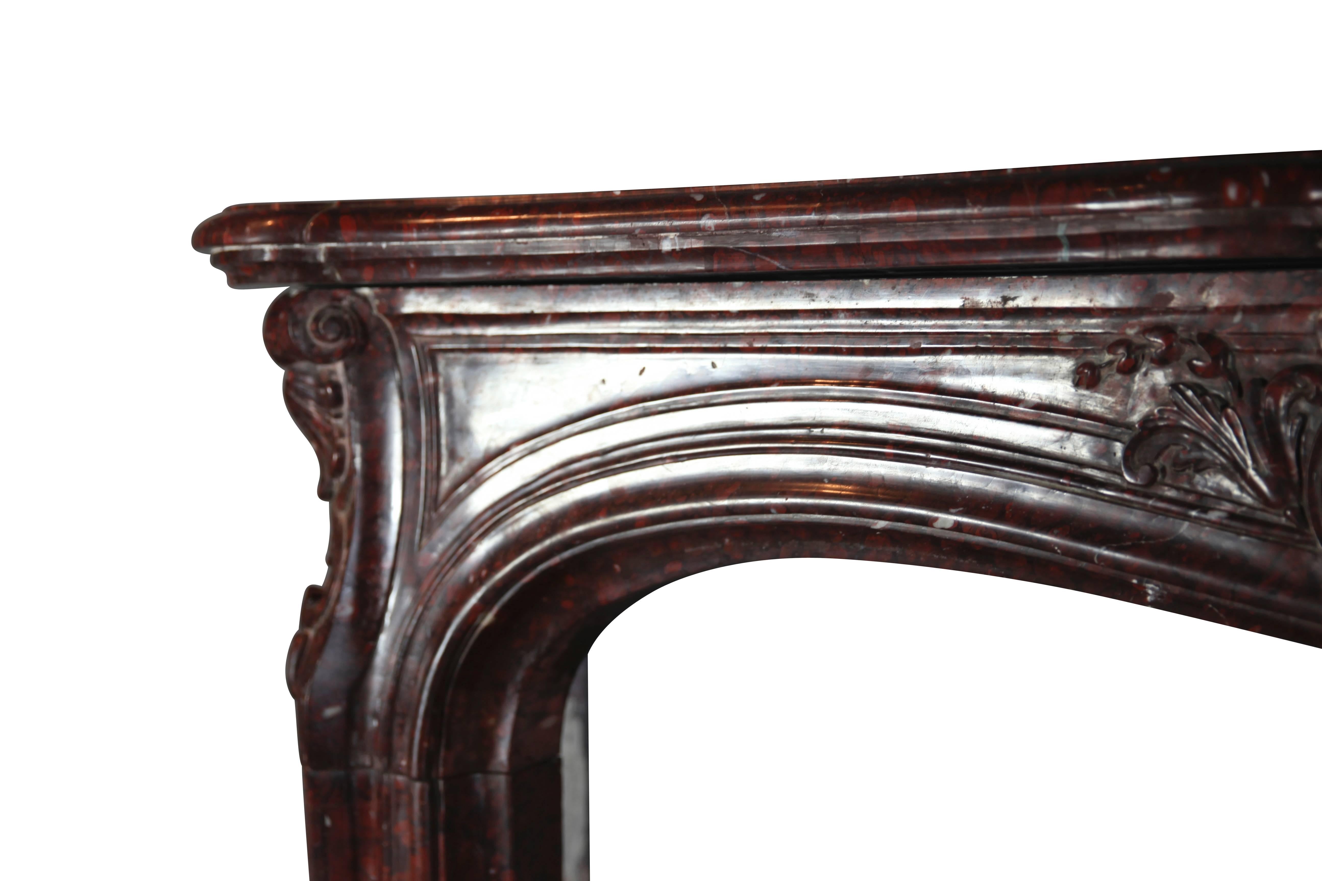 French 19th Century Grand Salon Original Marble Fireplace Surround For Sale 2