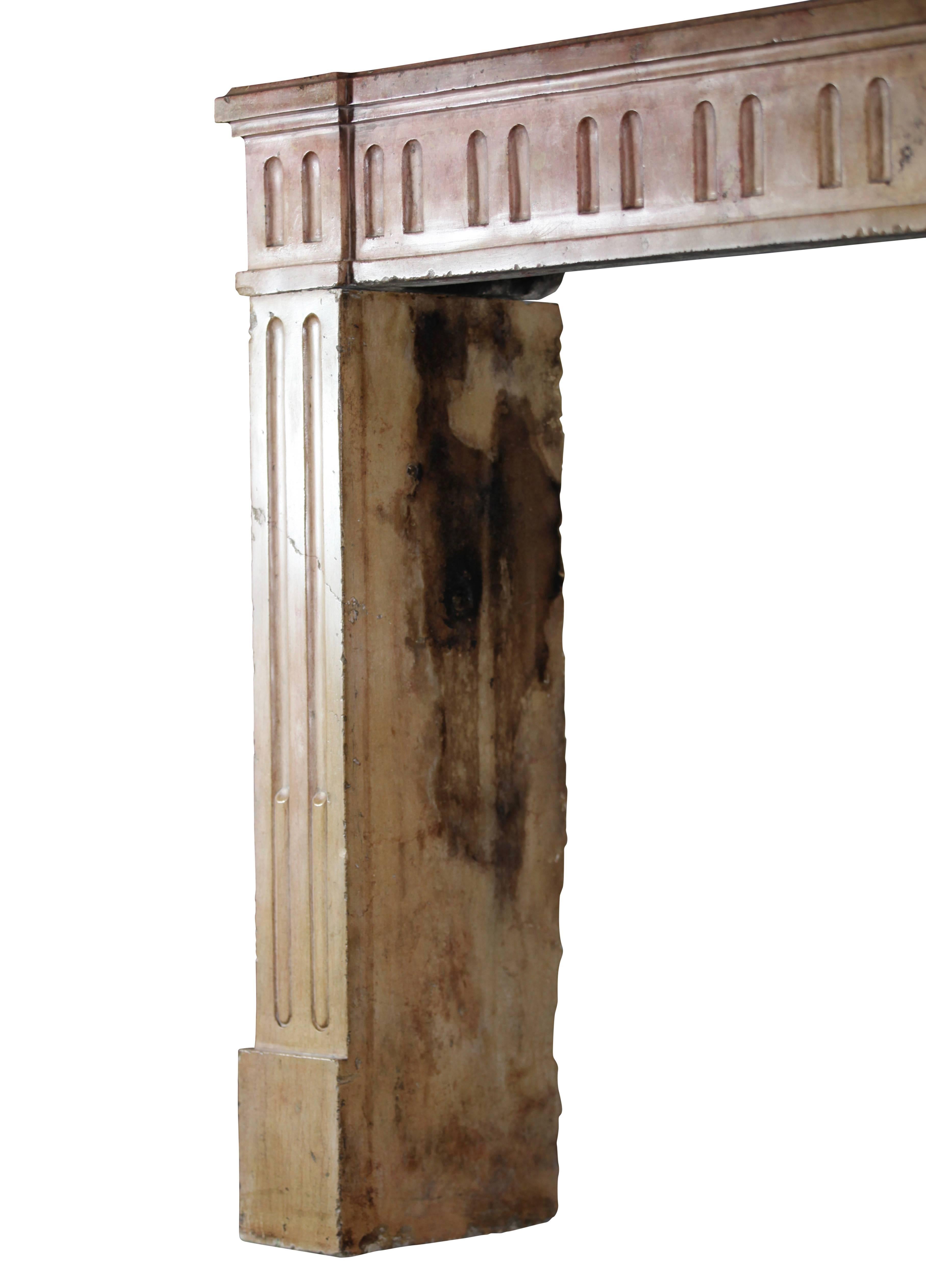 French 18th Century Original Antique Fireplace Mantel For Sale