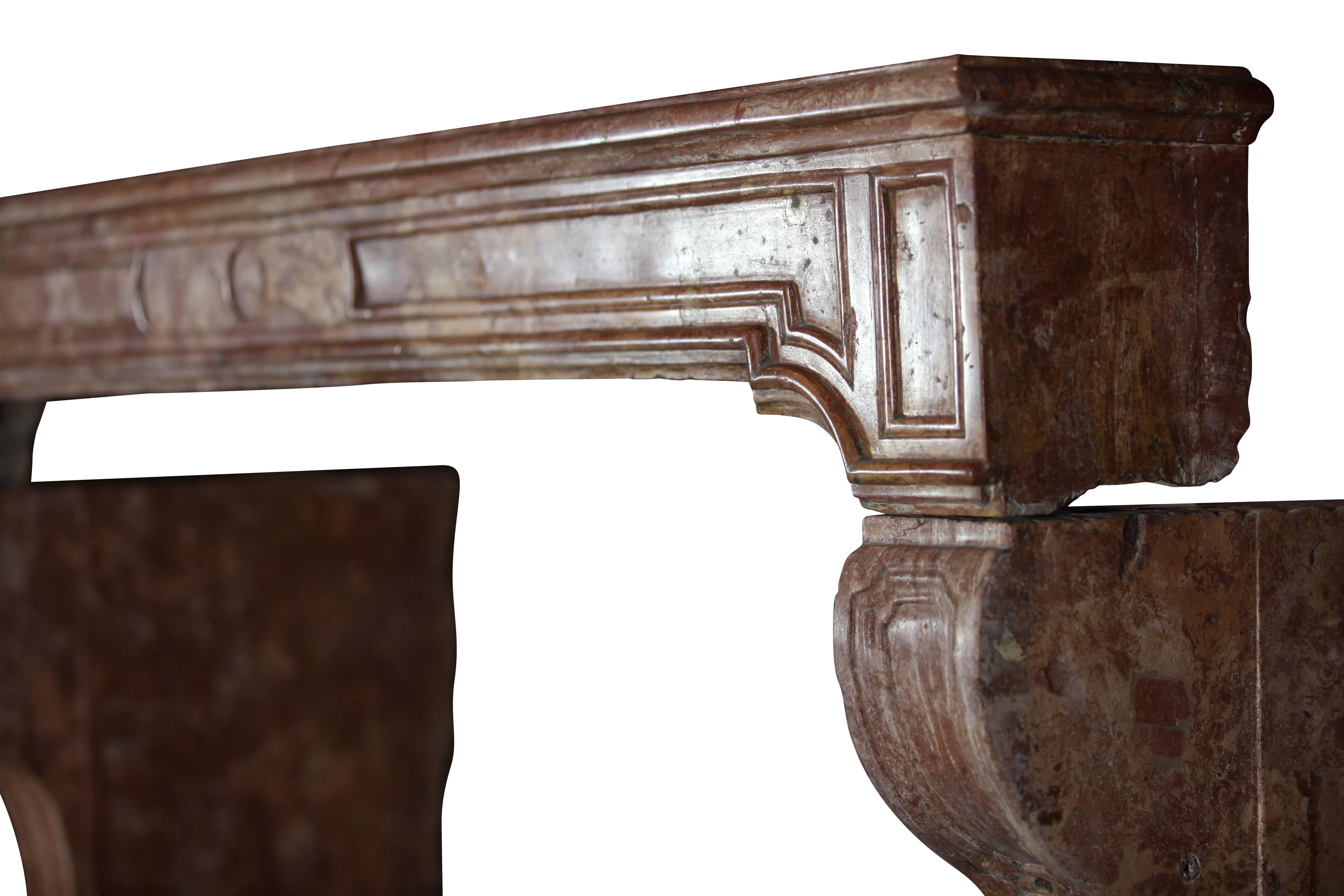 French 18th Century Original Antique Fireplace Mantel For Sale