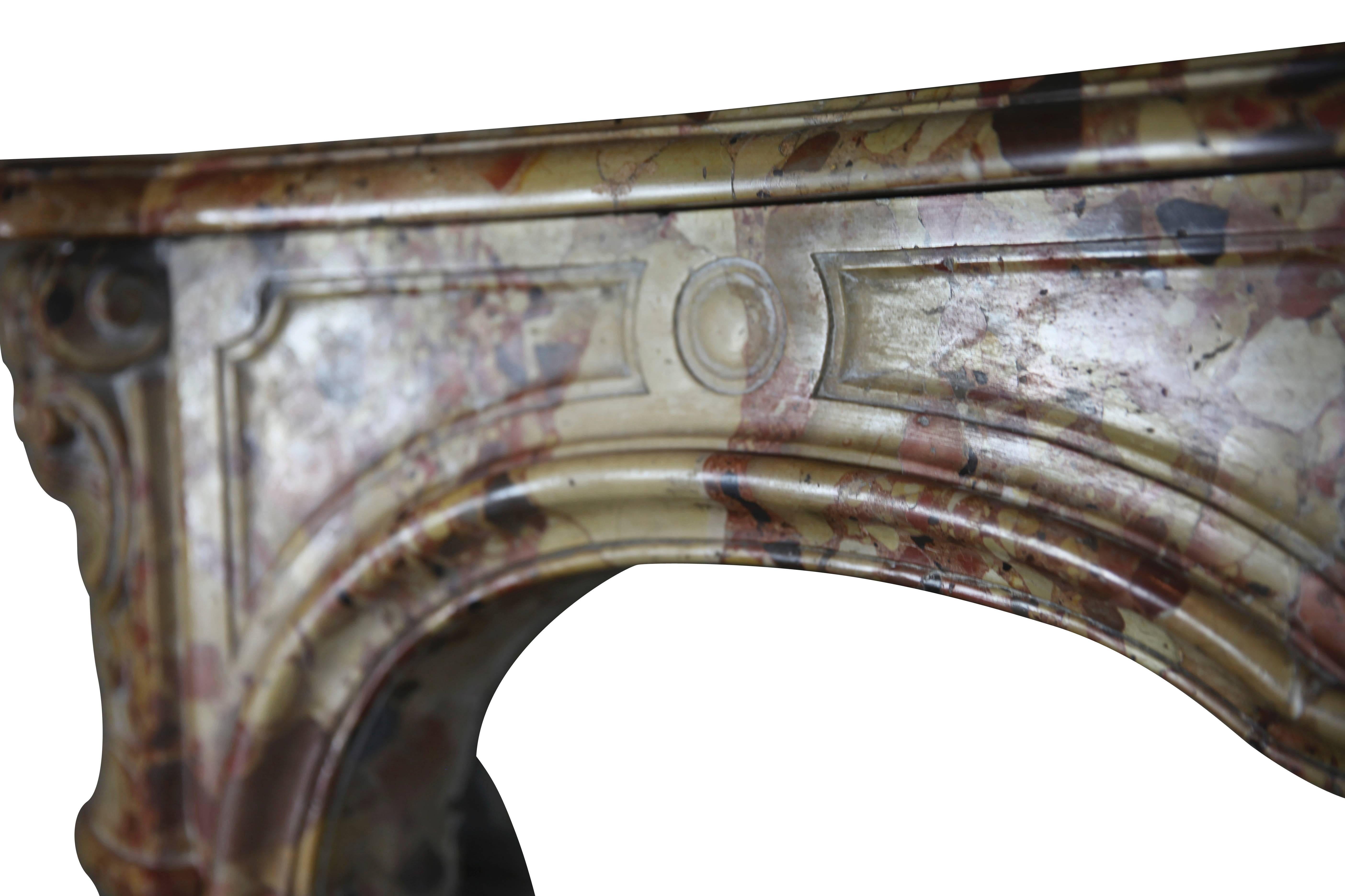 18th Century Original Regency Fireplace Mantle In Excellent Condition For Sale In Beervelde, BE