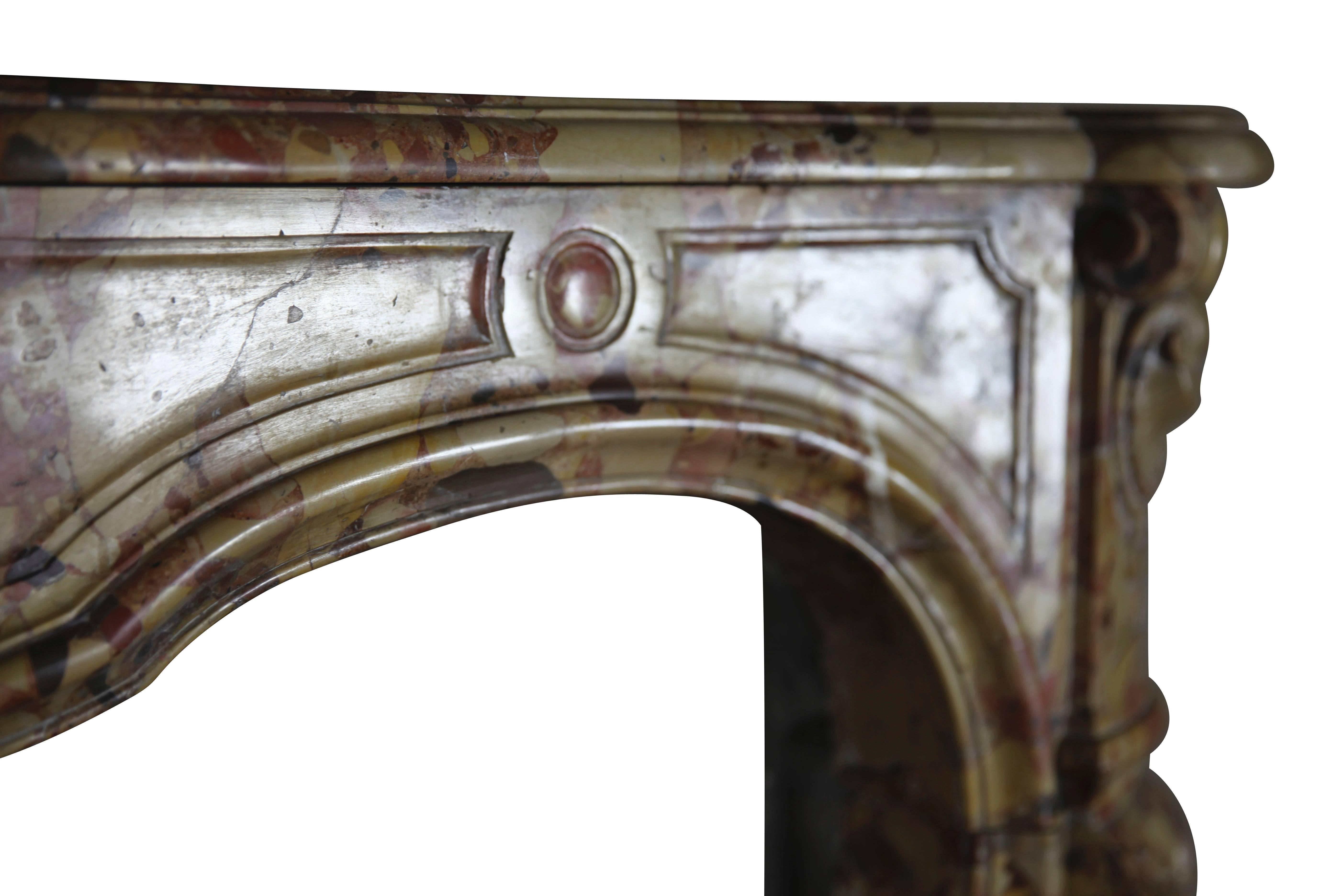 Marble 18th Century Original Regency Fireplace Mantle For Sale