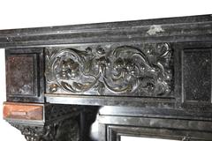 19th Century Belgian Antique Fireplace Mantel