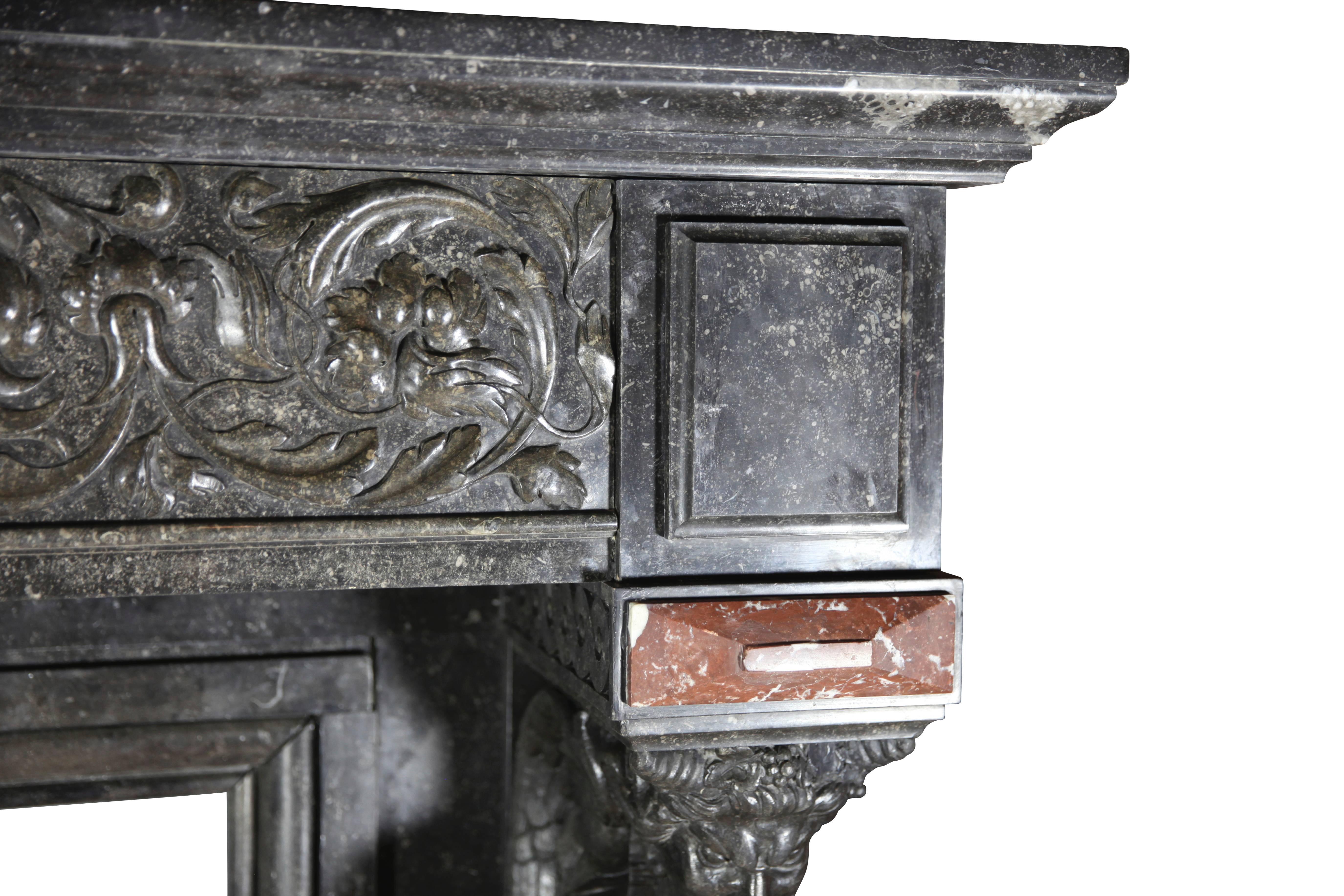 granite fireplace mantel