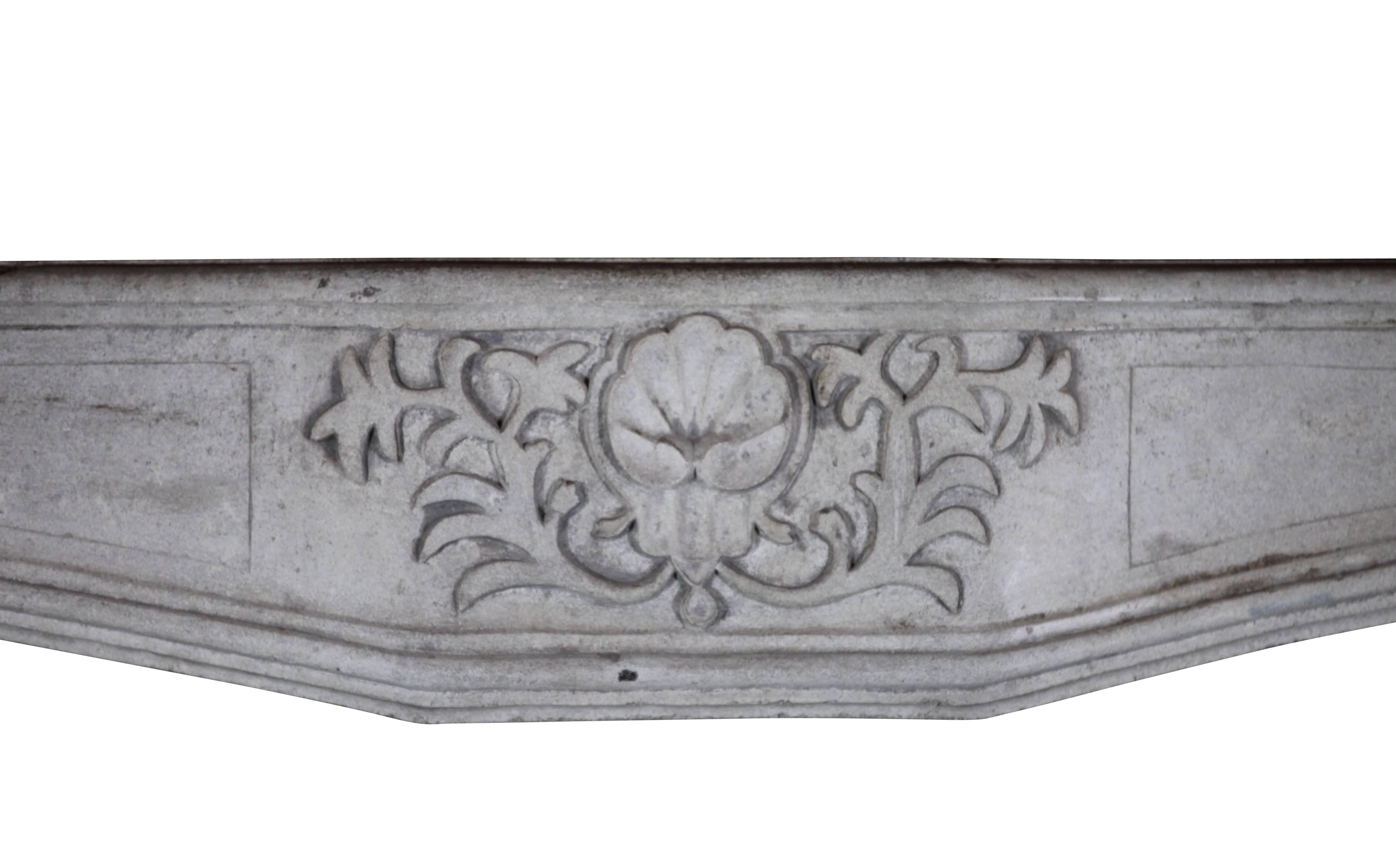Regency 18th Century French Country Antique Fireplace Surround