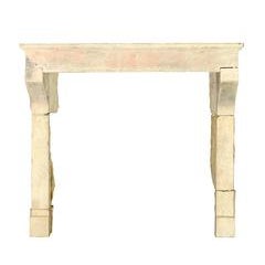 Rare 17th Century French Country Fireplace Surround in Limestone 6