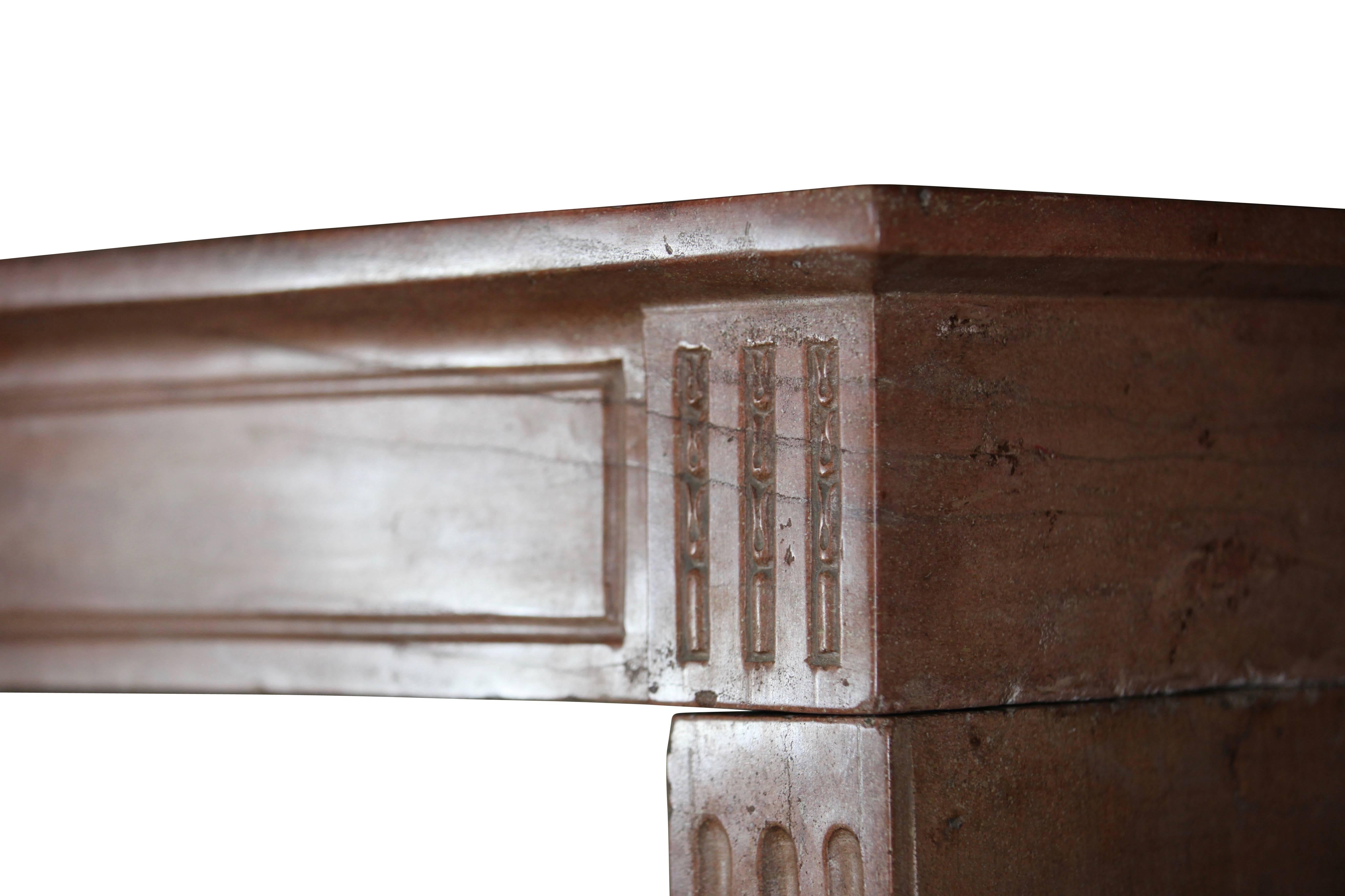 18th Century and Earlier 18th Century Antique Fireplace Mantel For Sale