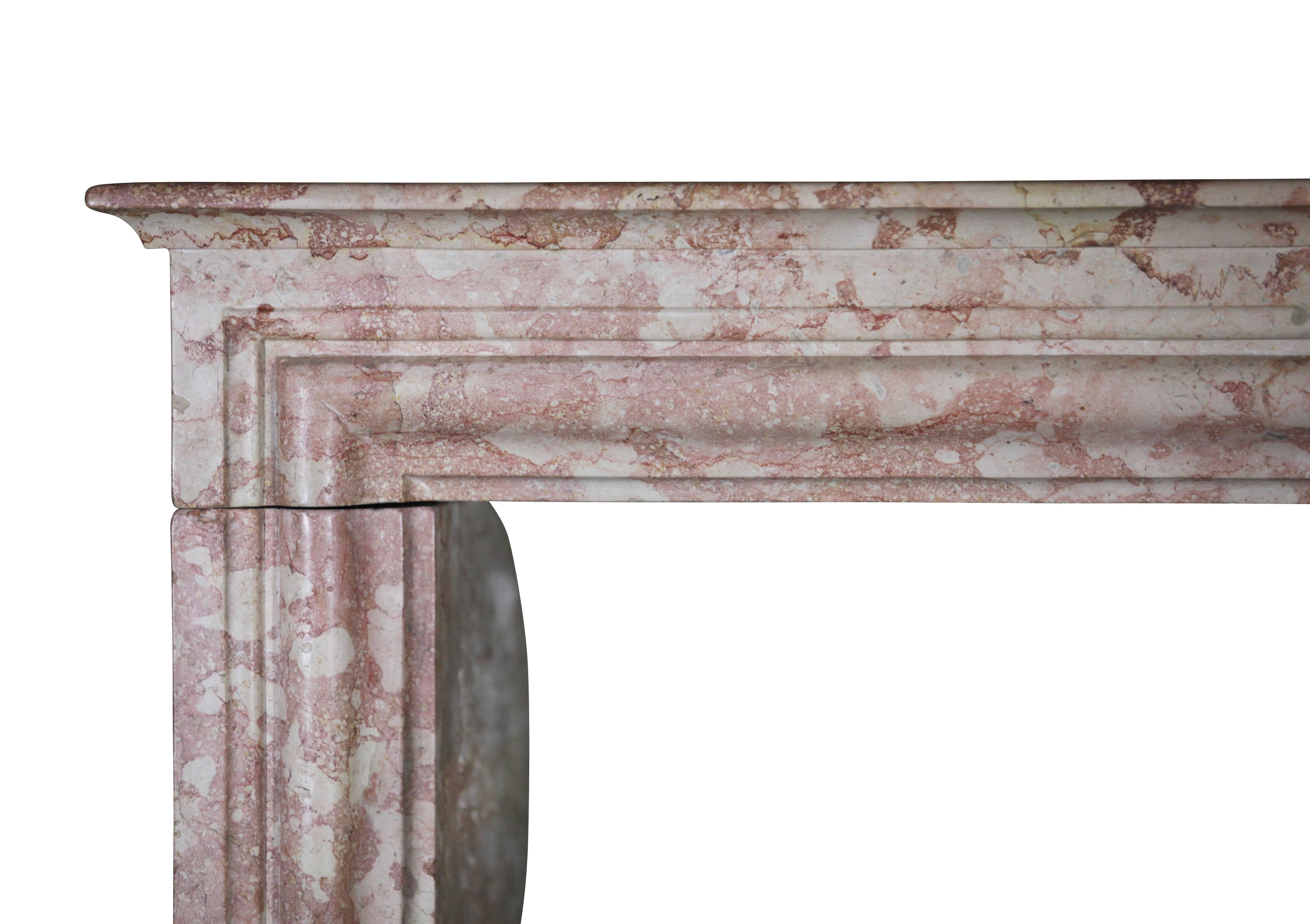 French 19th Century Original Antique Fireplace Surround in Marble For Sale