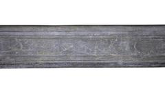 18th Century Country Bicolor Original Antique Fireplace Mantle