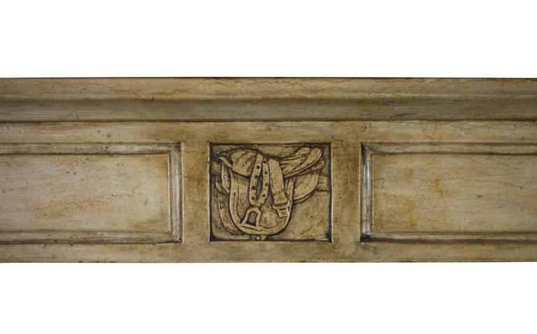 19th Century Original Antique Country Fireplace Mantel For Sale at 1stDibs