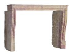 19th Century Antique Fireplace Surround in Hard Stone