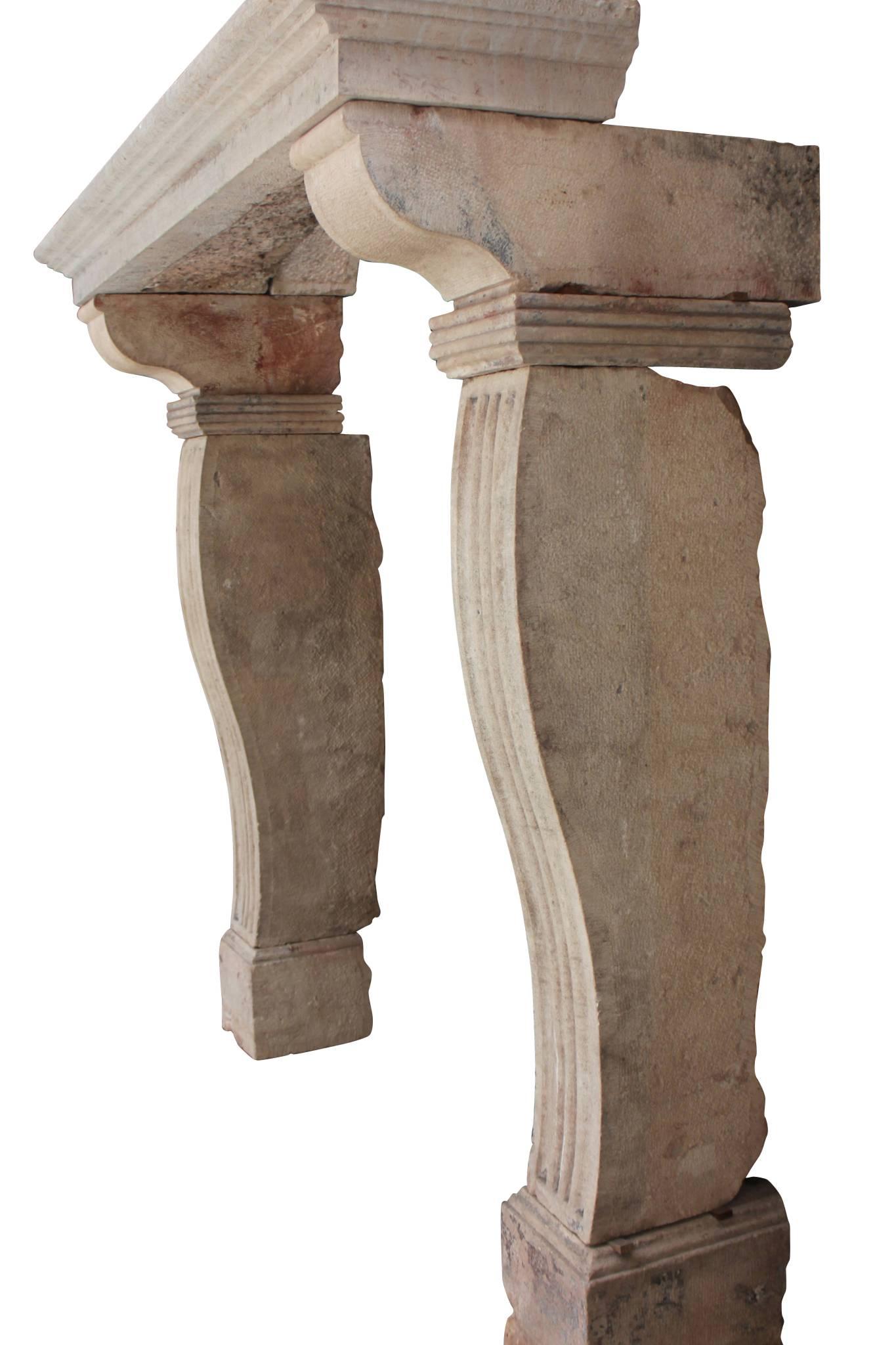 This is a high hard stone antique fireplace mantle.

Measures:
188 cm EW 74.01