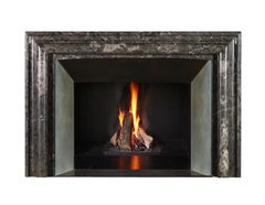 Timeless European Bolection Marble Fireplace Surround
