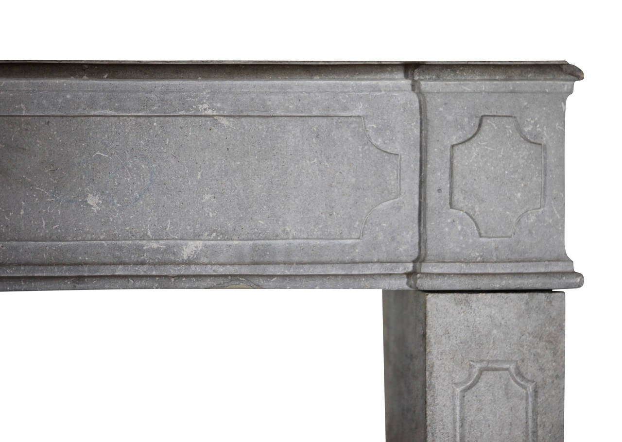 Polished 18th Century Fine French Antique Fireplace Mantel For Sale
