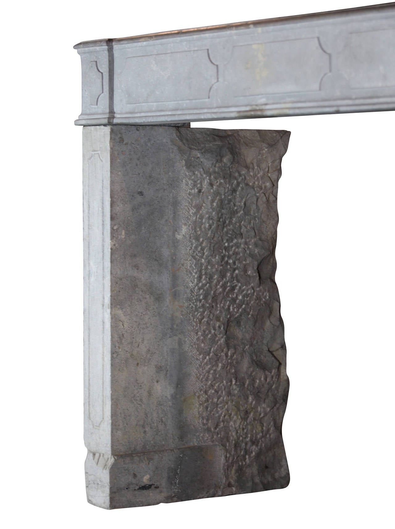 18th Century Fine French Antique Fireplace Mantel In Good Condition For Sale In Beervelde, BE