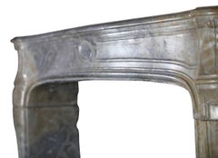 18th Century Louis XIV Fine French Antique Fireplace Mantel in Hard Stone
