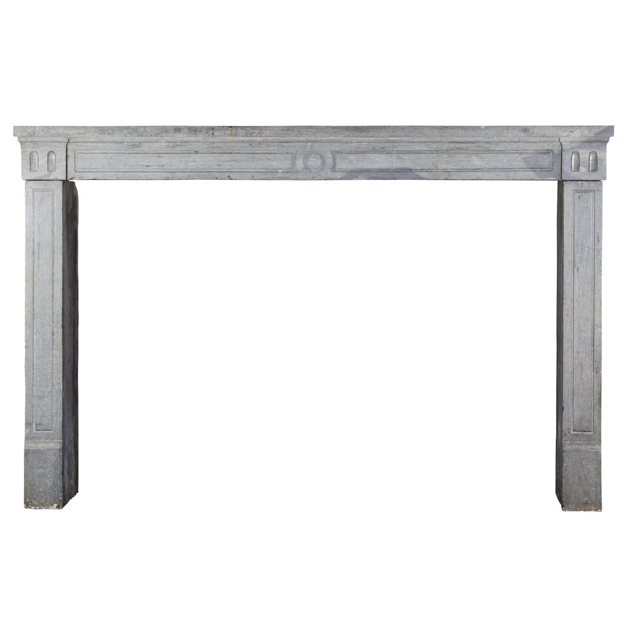 18th Century Period Fine French Marble-Stone Antique Fireplace Mantel