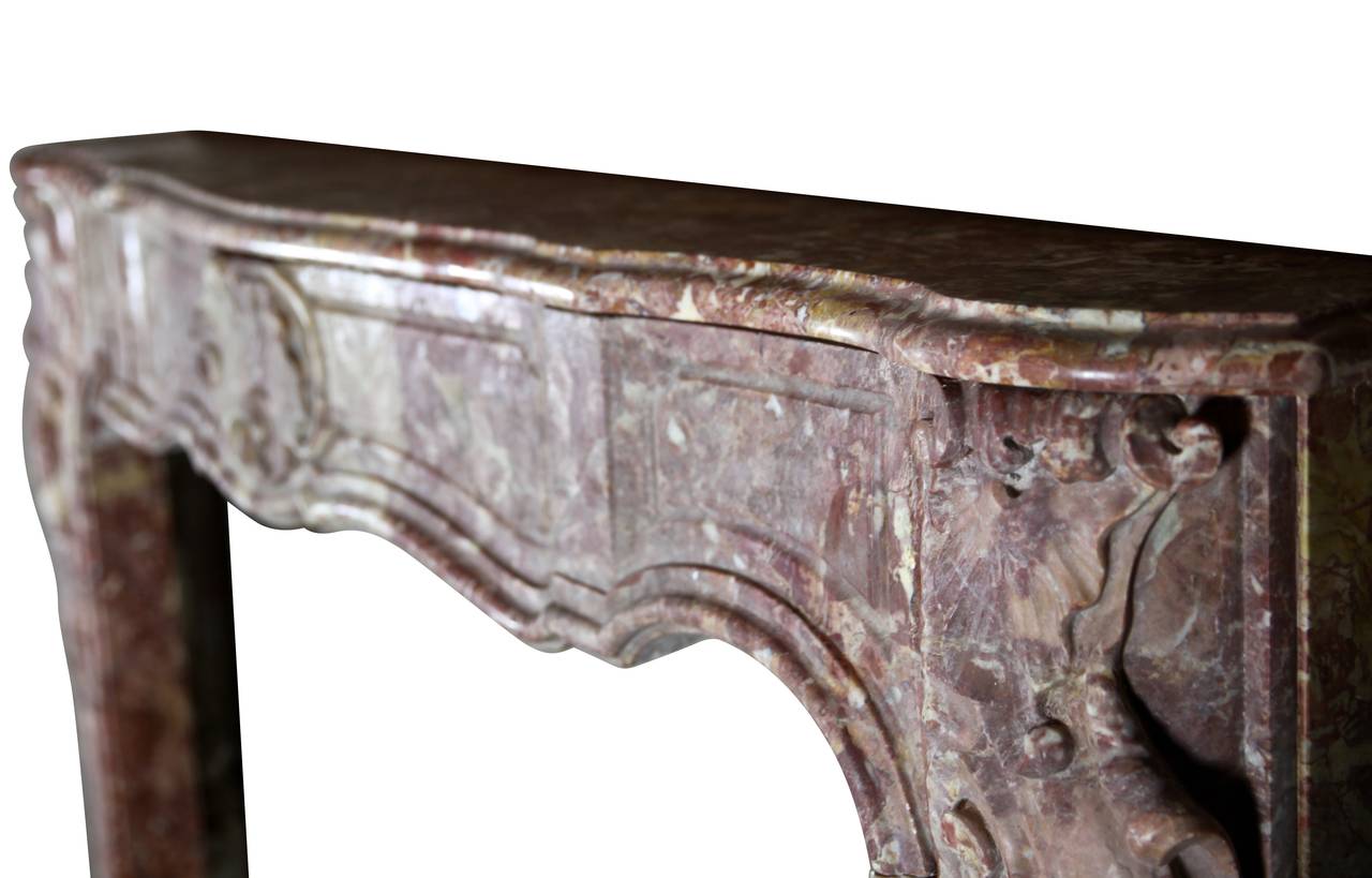 18th Century Fine Italian Antique Fireplace Mantel For Sale 1