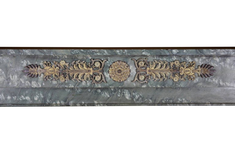 18th Century Fine Fireplace Mantel With Bespoke Brass Bijouterie