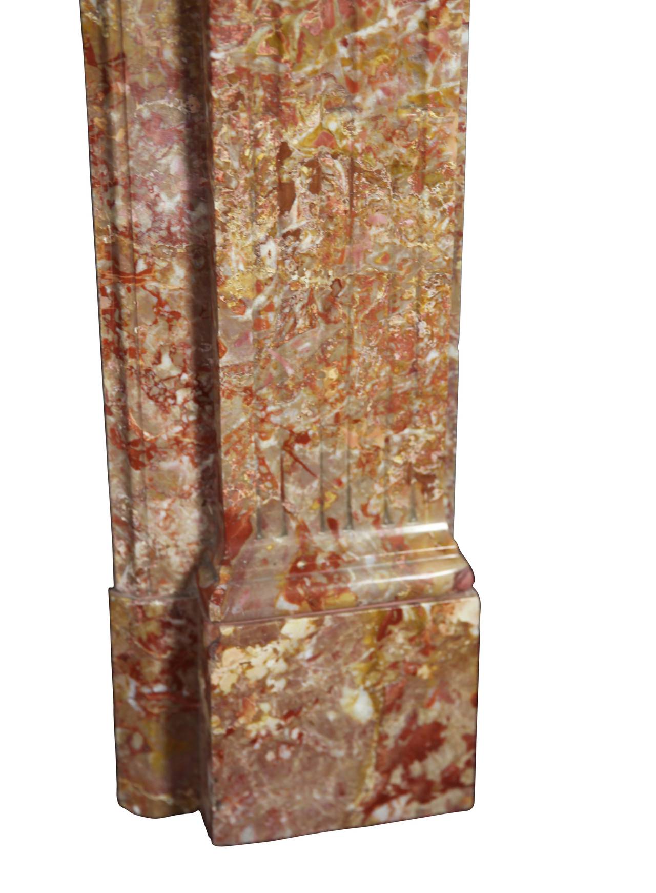 Klassische, reichhaltige, antike französische Kaminsims aus Marmor aus dem 19. Jahrhundert im Zustand „Hervorragend“ im Angebot in Beervelde, BE
