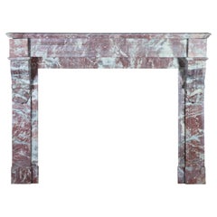 19th Century Vintage Belgian Marble Fireplace Surround - Small Format