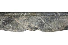 Multi Color French Campan Marble Antique Fireplace Surround