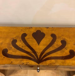 Art Nouveau Style Inlaid Console