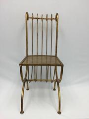 S. Salvadori 1960's Italian Gilt/Gold Finish Chair Mid Century Modern