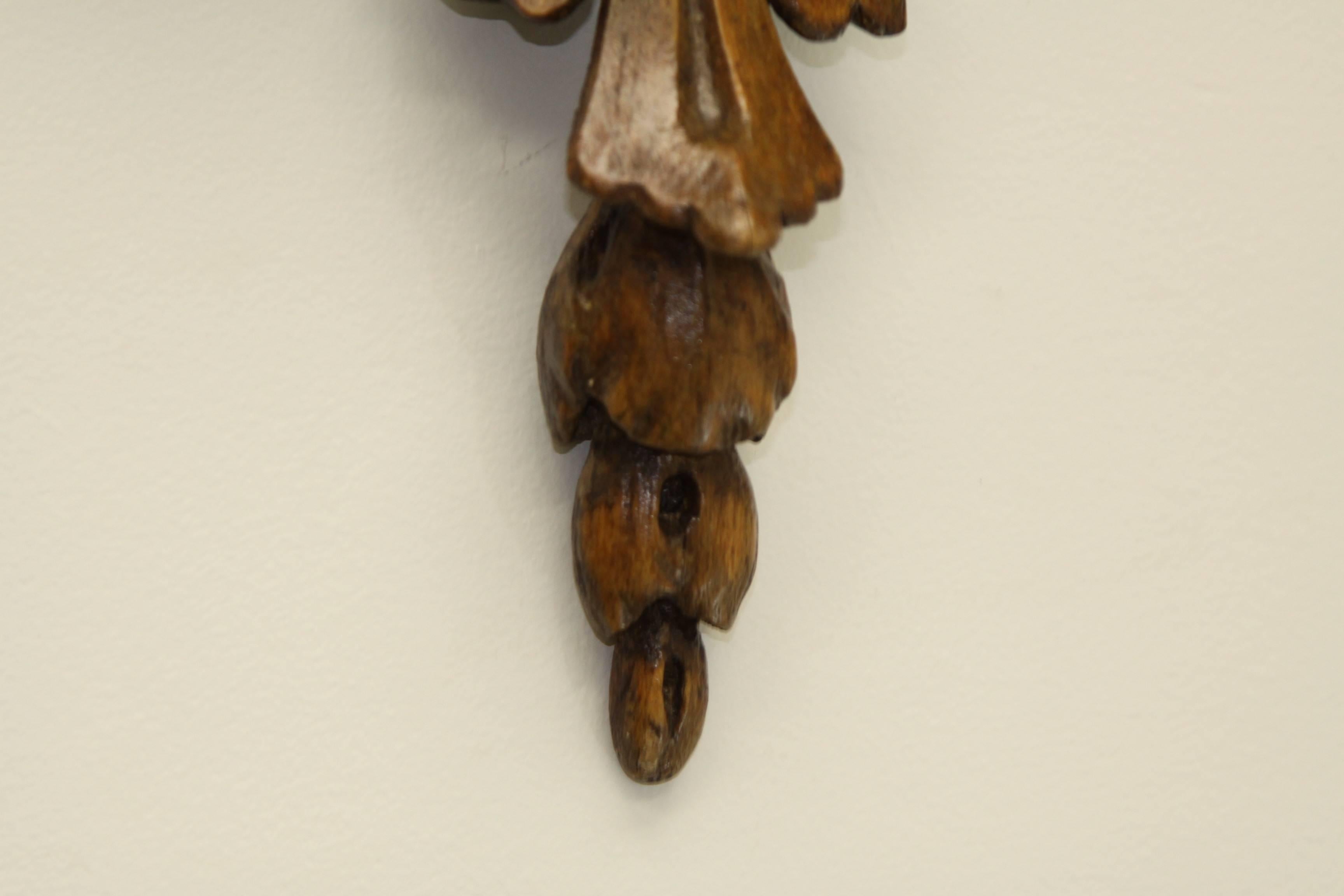 Mid-19th Century 19th Century Italian Wooden Angel or Cherub For Sale