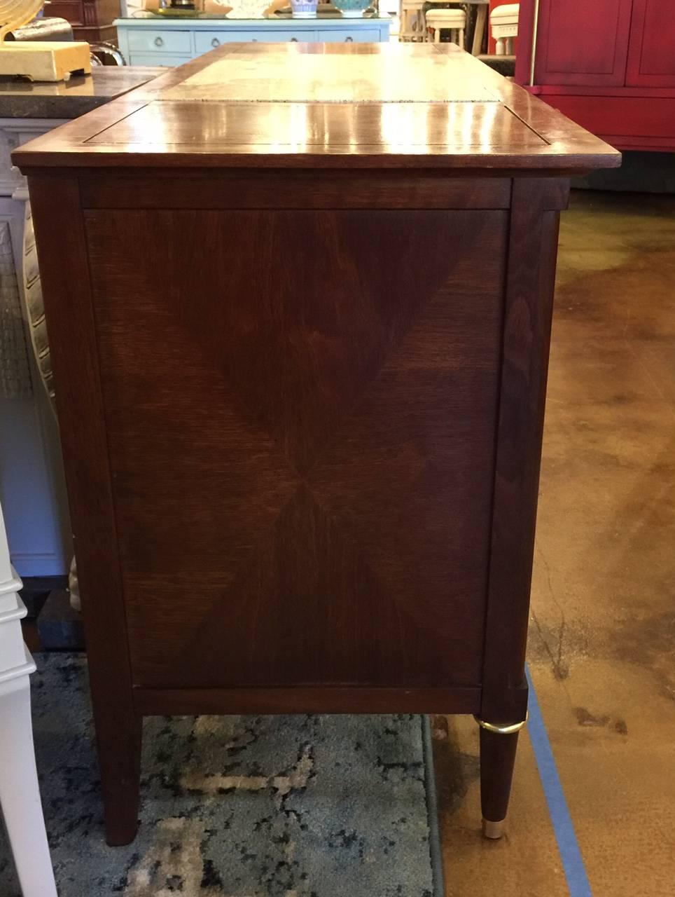 Stunning American of Martinsville Walnut Buffet, MCM In Excellent Condition In Raleigh, NC