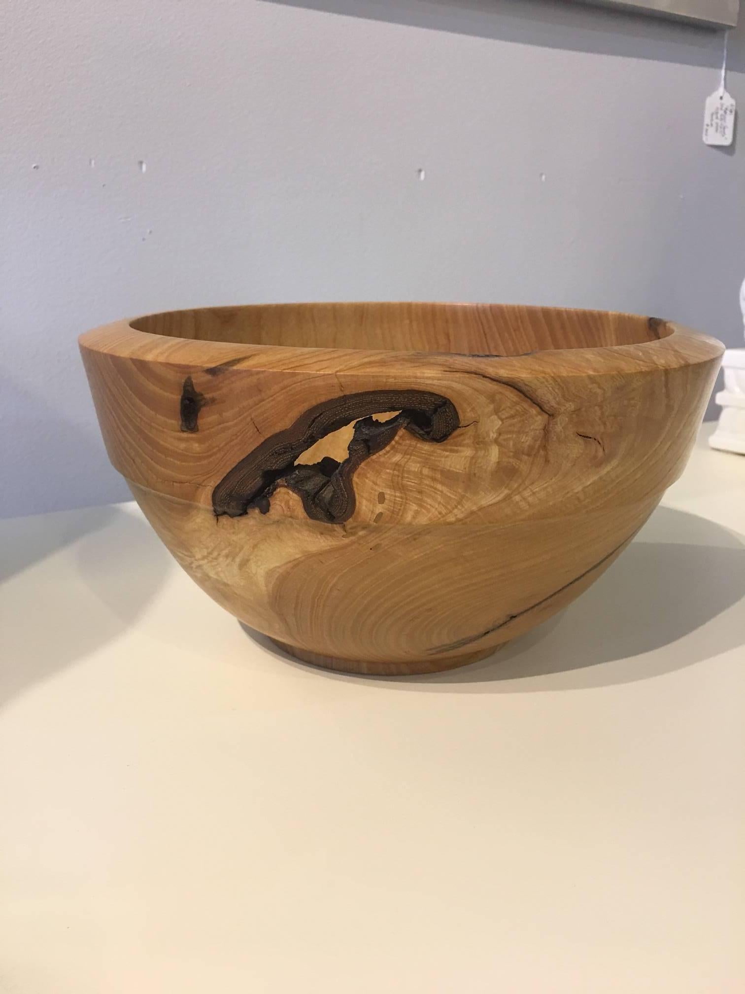 American Craftsman White Ash Handcrafted Bowl