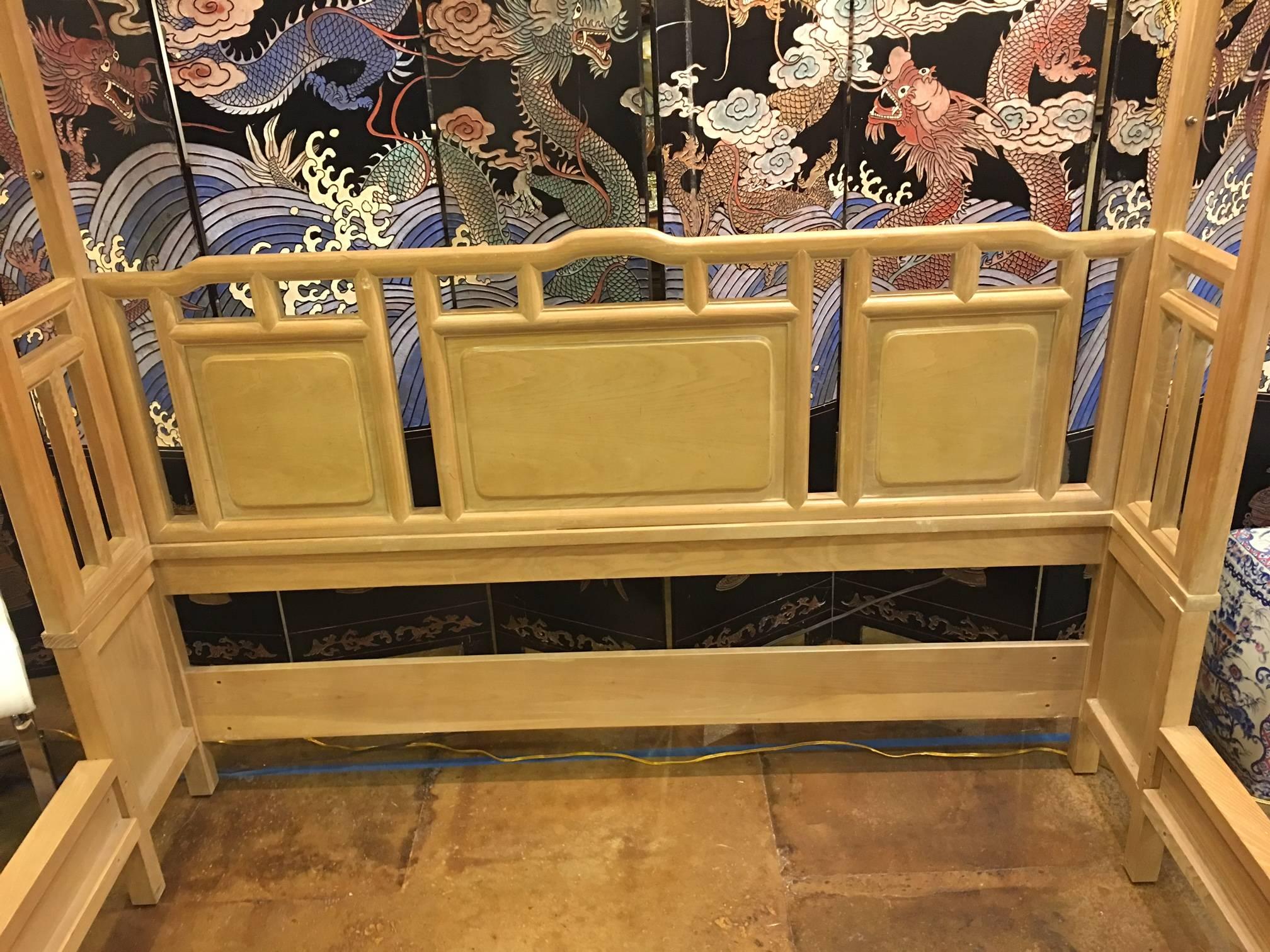 Chinoiserie Asian Themed Century Bed Frame