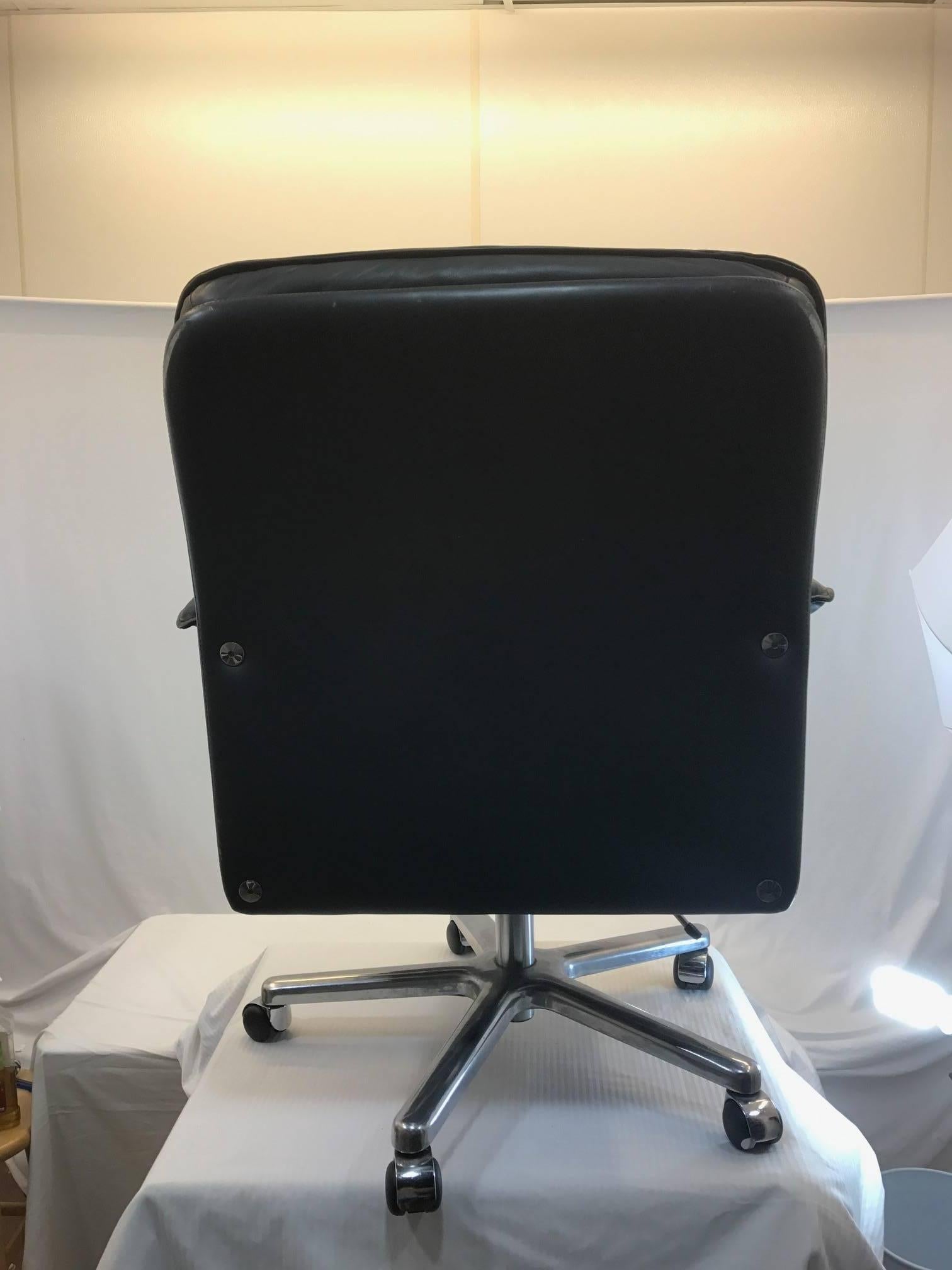 Italian Pace Collection Desk Chair by Mariani In Good Condition In Raleigh, NC