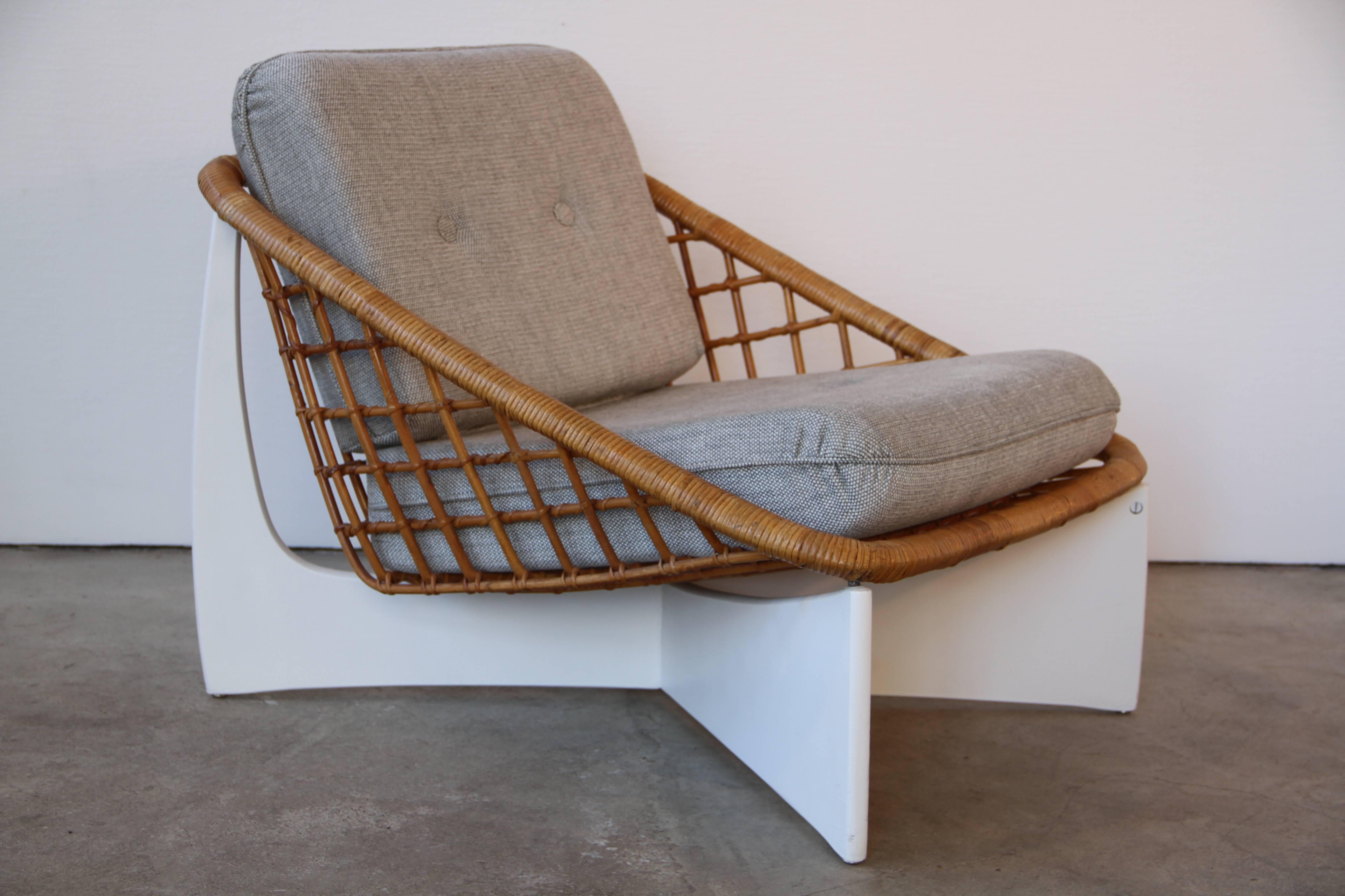 Mid-Century Modern Bamboo Lounge Chair by Pastoe, 1960