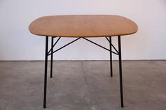 Square Table 135bis by André Simard for Meubles TV, Paris