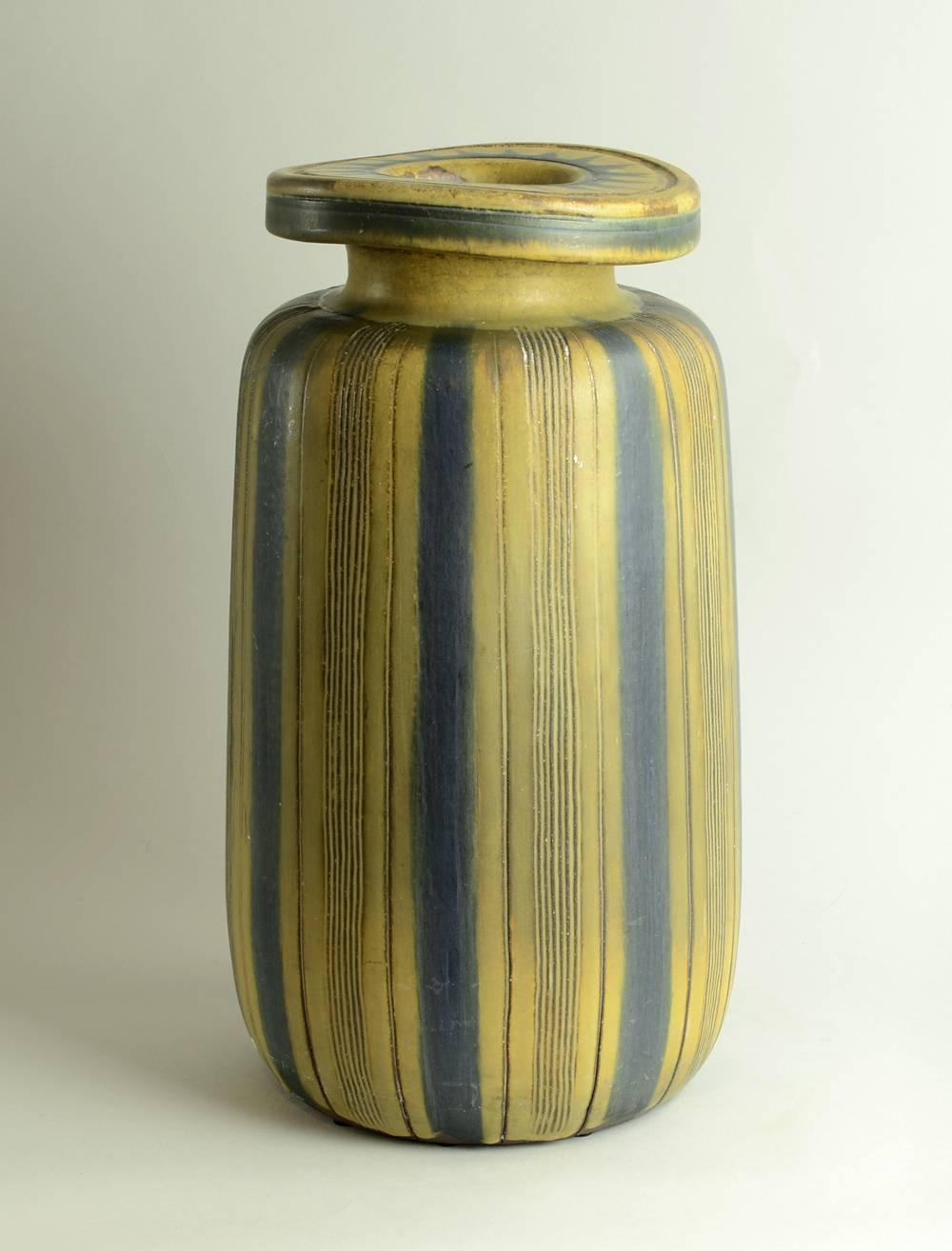 Swedish Monumental Farsta Vase by Wilhelm Kage for Gustavsberg For Sale
