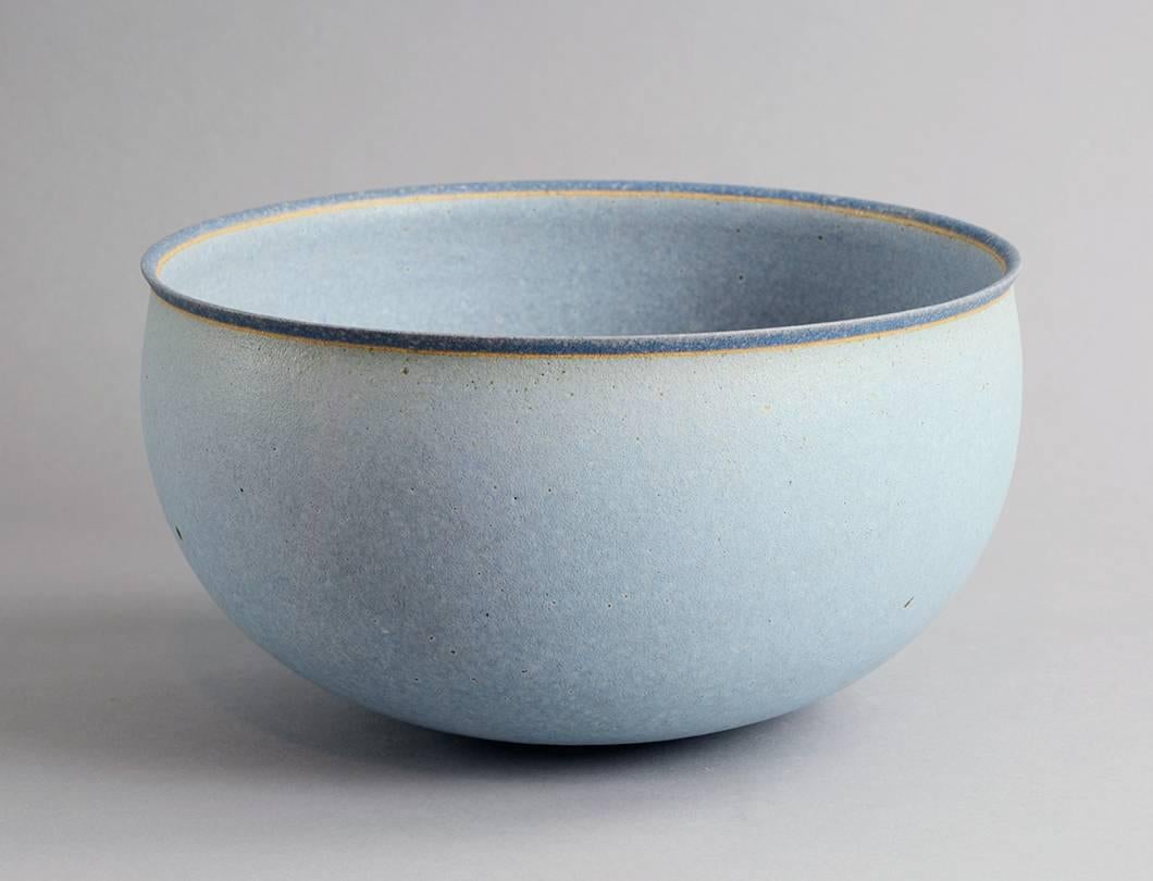 Scandinavian Modern Large Stoneware Bowl by Alev Siesbye For Sale