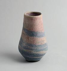 Vase with Pink and Blue Volcanic Glaze by Lucie Rie, UK