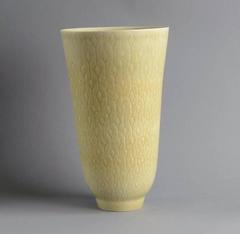 Large Vase with Cream Glaze by Carl Harry Stalhane for Rorstrand
