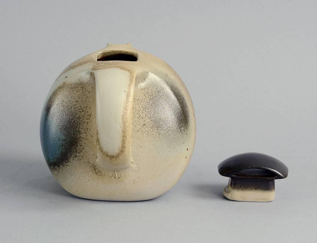Gottlind Weigel, Germany, Stoneware Teapot with Semi-Matte Glaze, 2008 In Excellent Condition For Sale In New York, NY