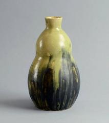 Unique Stoneware Double Gourd Vase by Patrick Nordstrom, Royal Copenhagen 1919