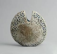 Organic Modernist "Pod Form" Vessel by Alan Wallwork, UK