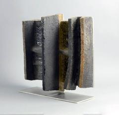 Stoneware and Metal Sculpture by Arne Lundsteen Hansen, Denmark, 1969
