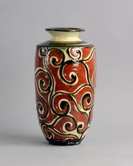 Art Deco Vase by Sophie Lundstien for Herman Kahler, Denmark, 1920s