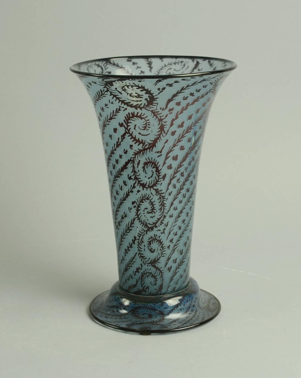 Art Deco Very Eary Slip Graal Vase for Orrefors, Sweden, 1910s-1920s For Sale