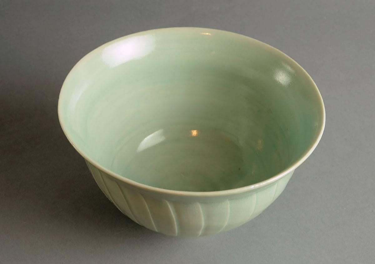 English Porcelain Bowl by David Leach, Lowerdown Pottery, UK For Sale
