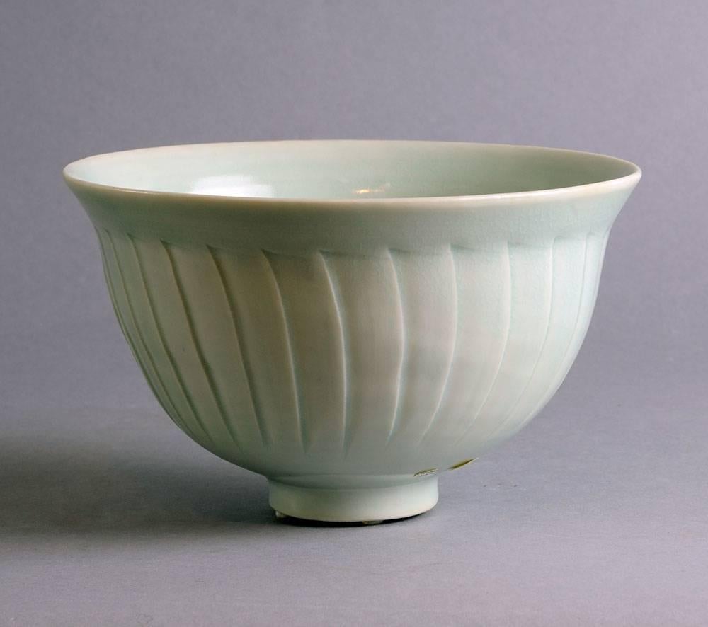 Mid-Century Modern Porcelain Bowl by David Leach, Lowerdown Pottery, UK For Sale