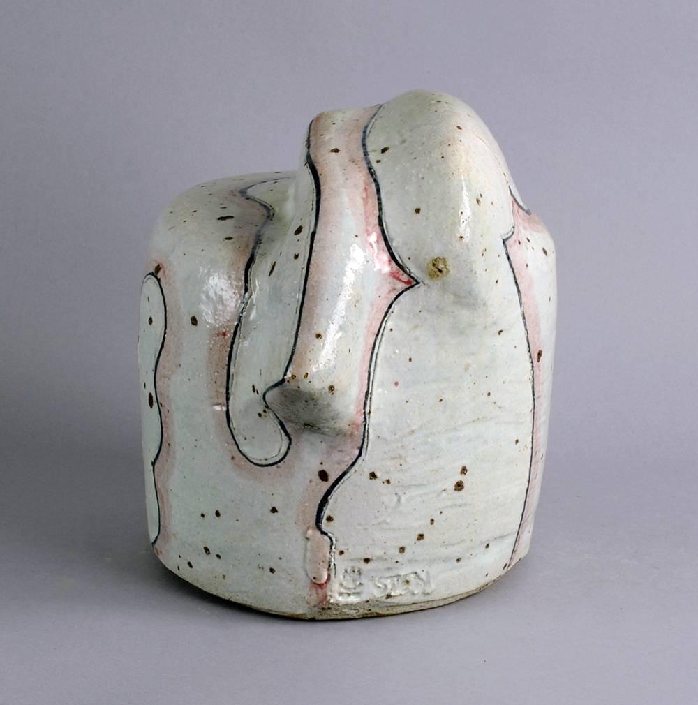 Danish Unique Ceramic Sculpture by Steen Lykke Madsen, 1960s