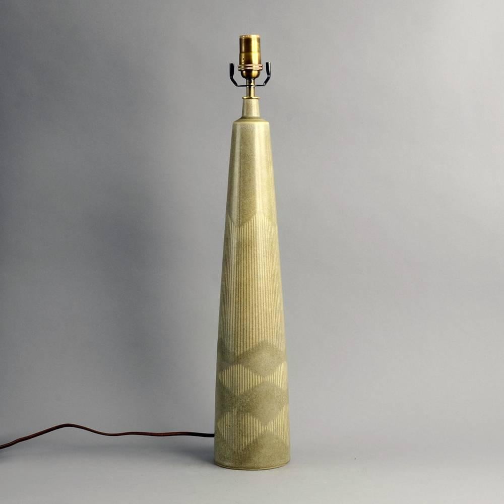 Scandinavian Modern Stoneware Lamp by Per and Annelise Linnemann-Schmidt for Palshus For Sale