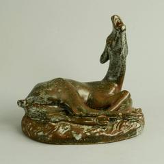 Fawn Figure by Hugo Liisberg for Saxbo, Denmark, 1930s
