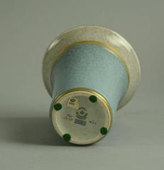 Crackle Ware Vase with Gold Leaf Accent by Royal Copenhagen